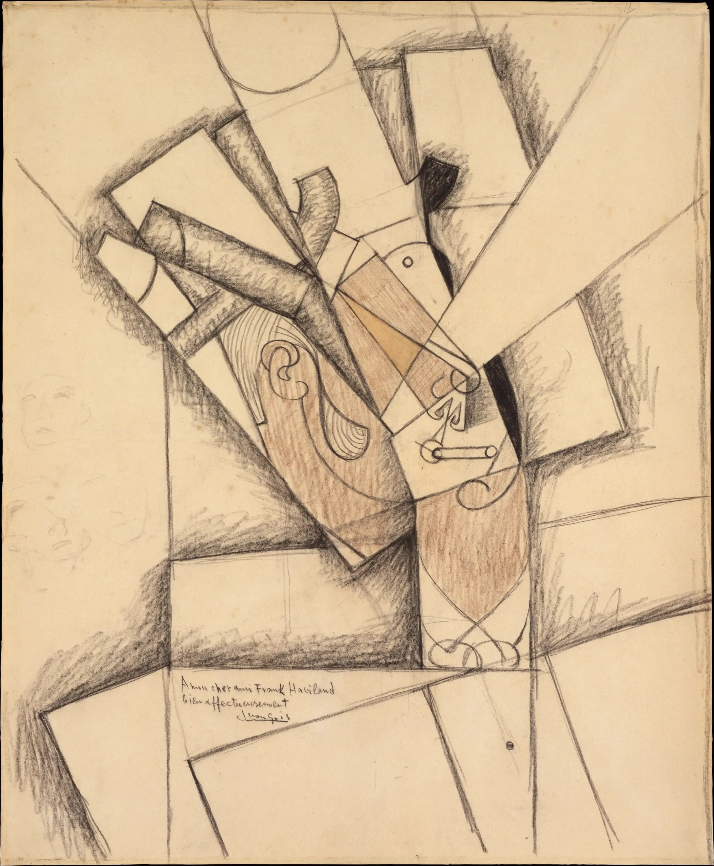 Le fumeur - Juan Gris - Alpha Reproduction