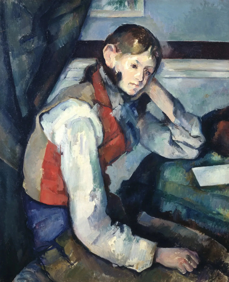 Punaliivinen poika - Paul Cézanne