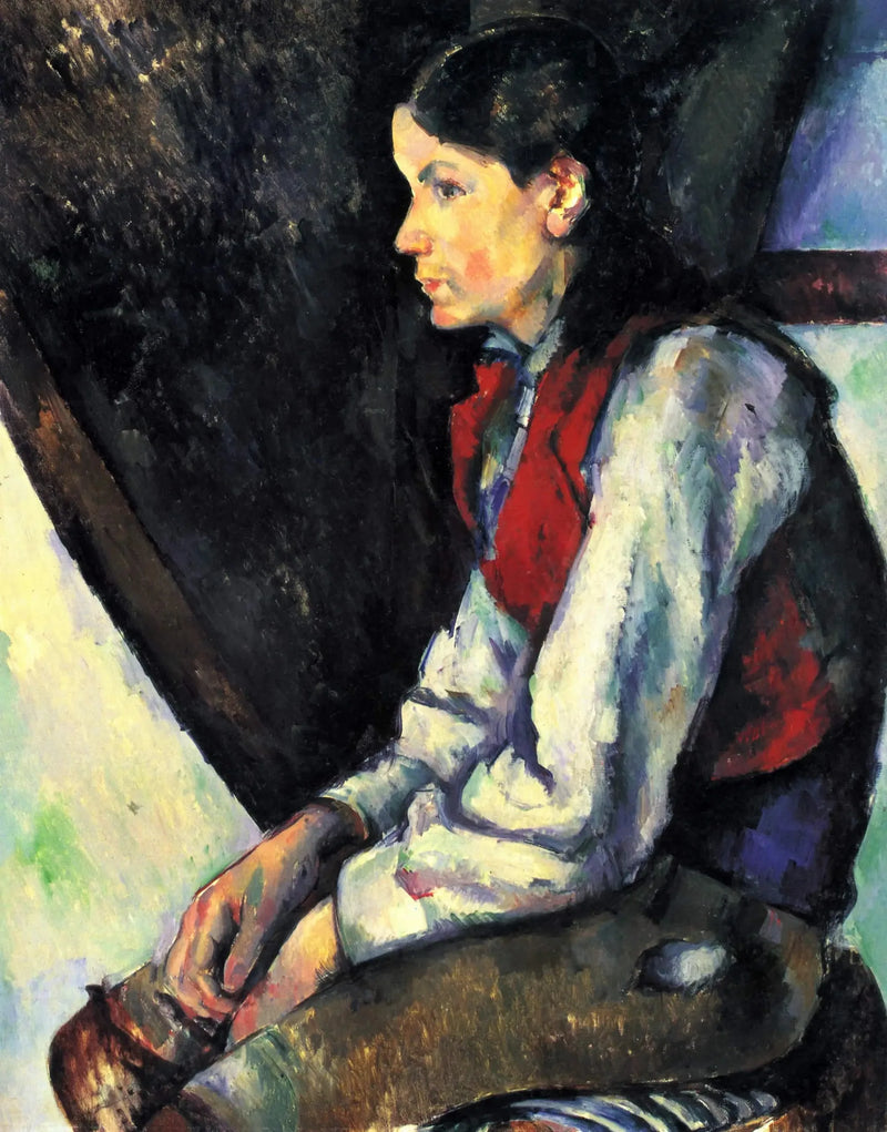 Punaliivinen poika - Paul Cézanne