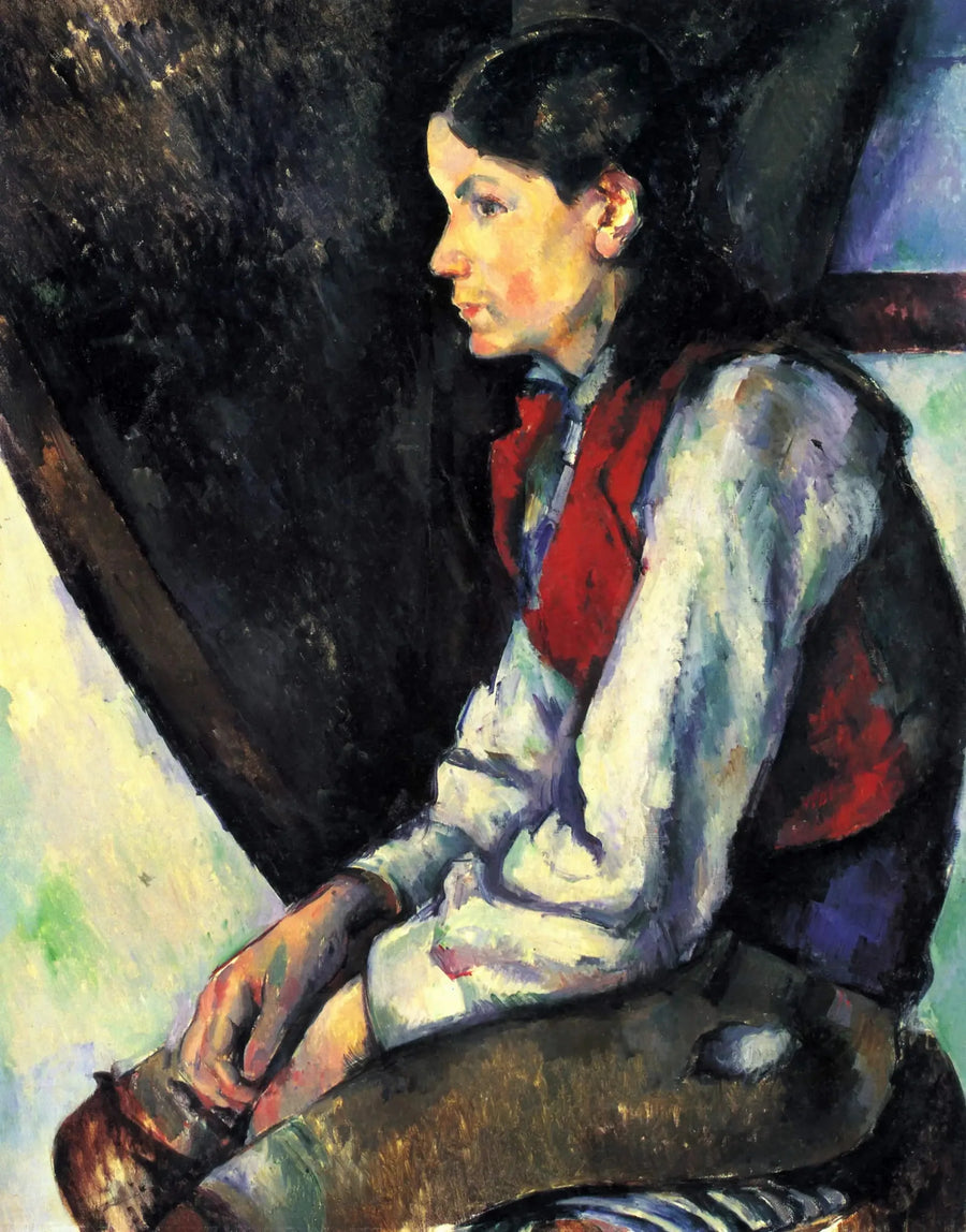 Punaliivinen poika - Paul Cézanne