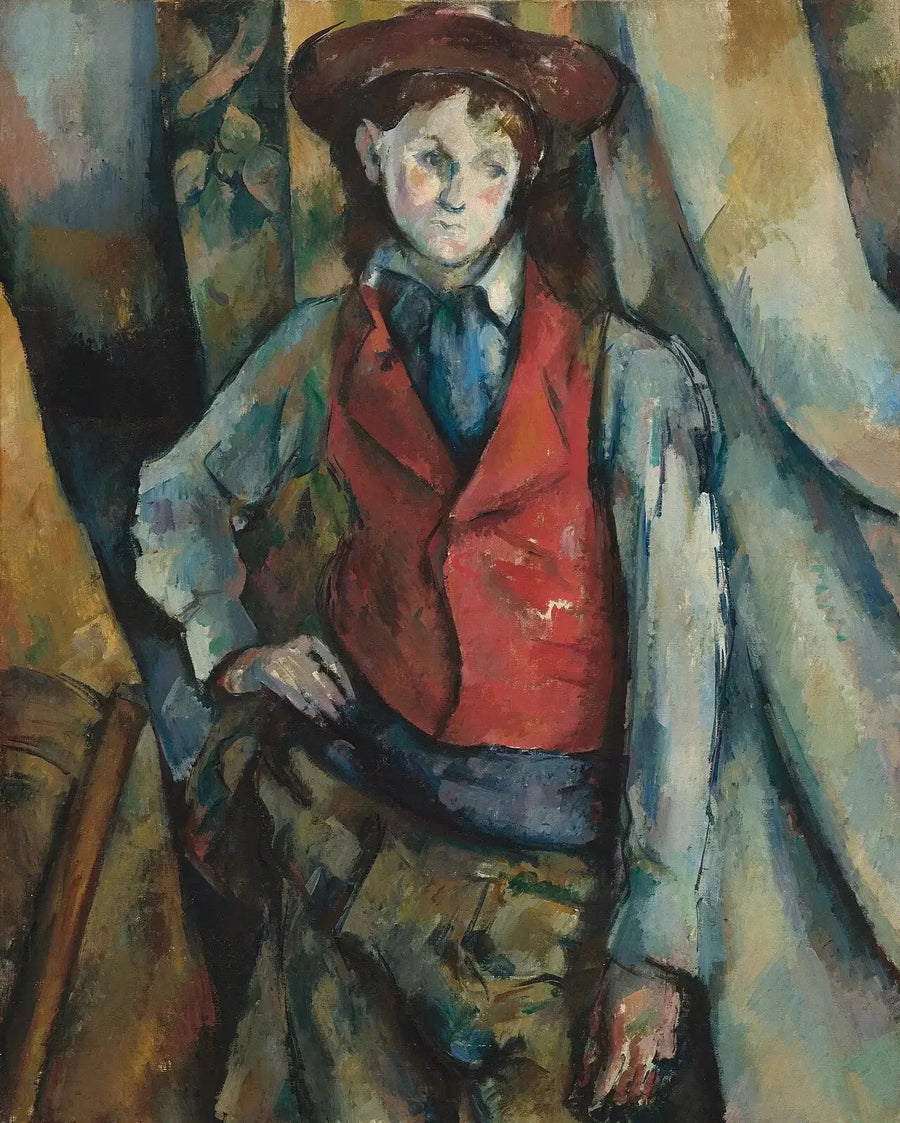Punaliivinen poika - Paul Cézanne
