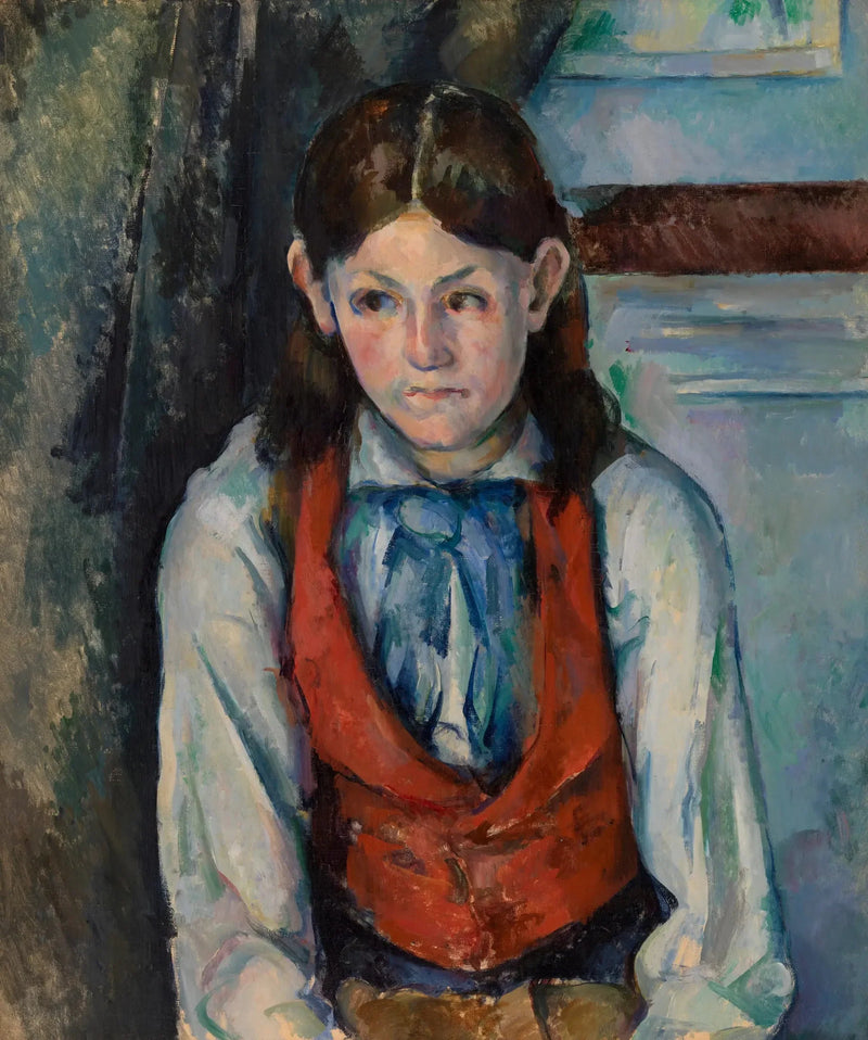 Punaliivinen poika - Paul Cézanne