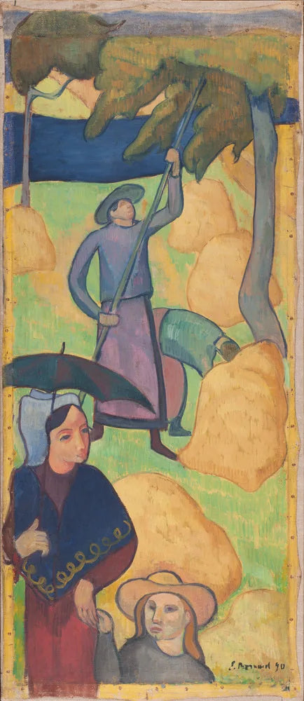 Omenien kuoriminen - Émile Bernard