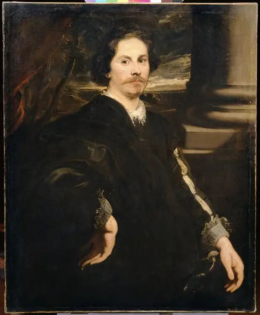 Ritarillinen mies miekkansa kanssa - Antoine van Dyck