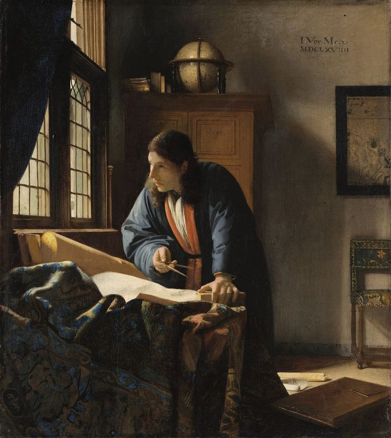 Maantieteilijä - Johannes Vermeer