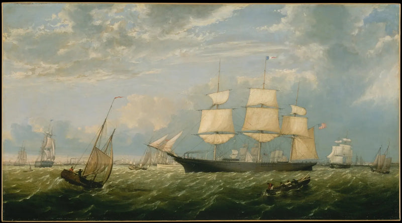 Golden State saapuu New Yorkin satamaan - Fitz Henry Lane