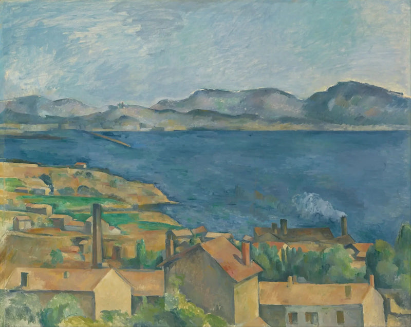 Marseillen lahti nähtynä Estaquesta - Paul Cézanne