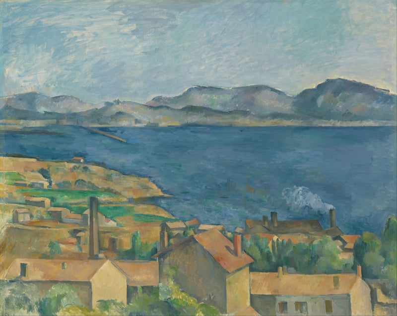 Marseillen lahti nähtynä Estaquesta - Paul Cézanne