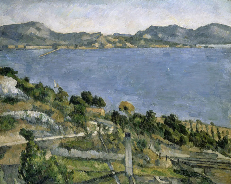 Marseillen lahti nähtynä Estaquesta - Paul Cézanne