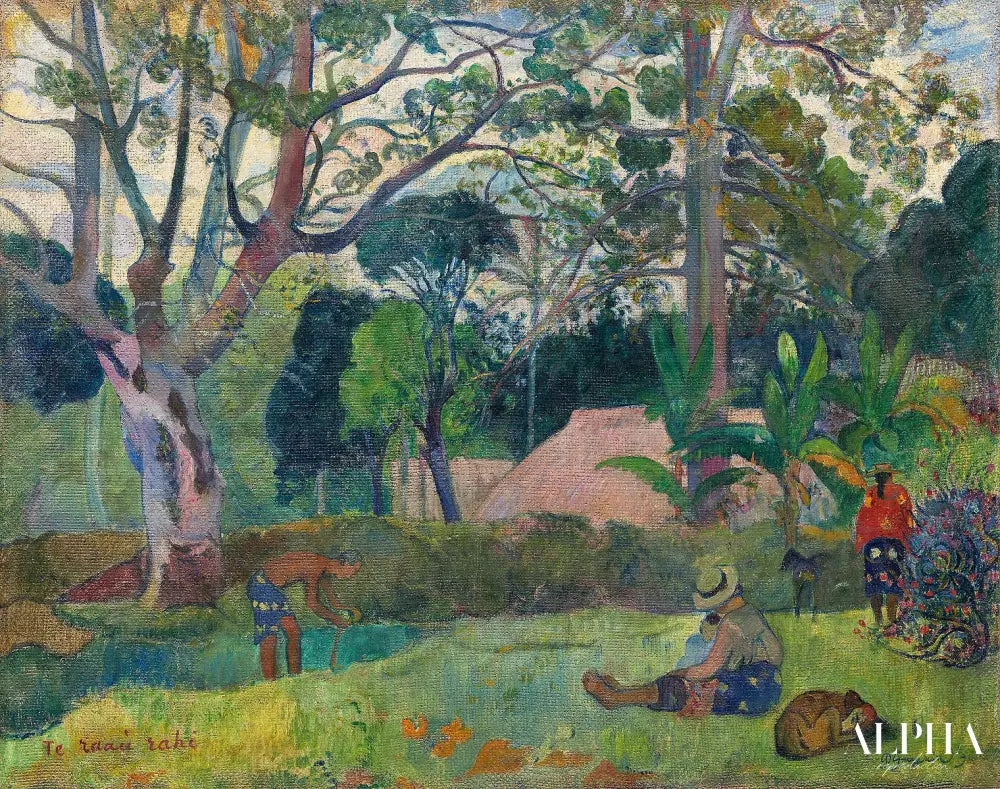 Le grand arbre - Paul Gauguin - Reproductions de tableaux et peintures haut de gamme