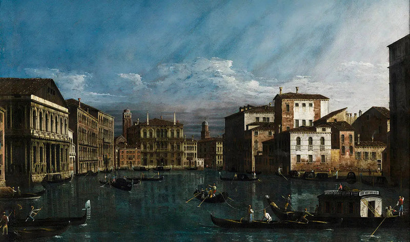 Venetsian suuri kanaali - Canaletto