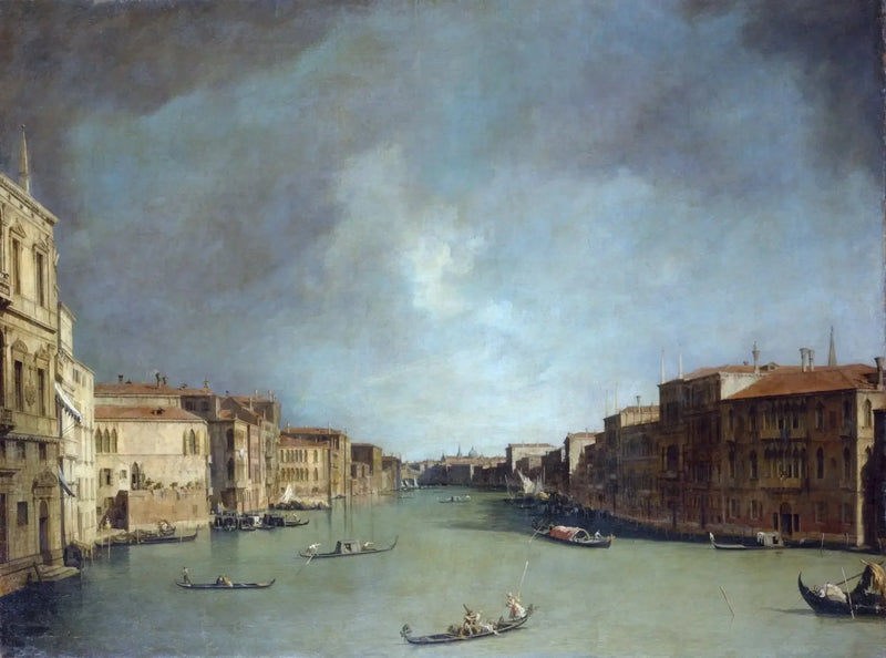 Suuri kanaali, kohti Palazzo Balbi - Canaletto