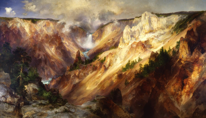 Yellowstone'n suuri kanjoni - Thomas Moran