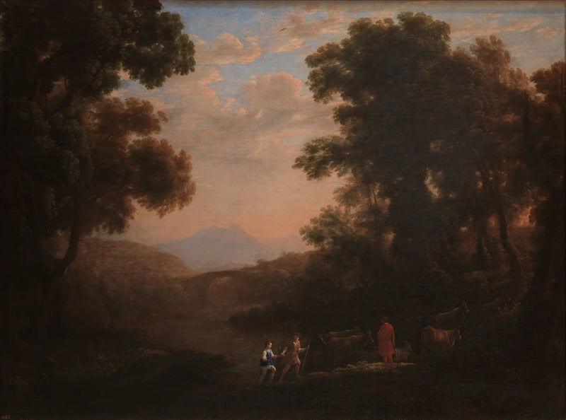 Erään joen silta - Claude Lorrain