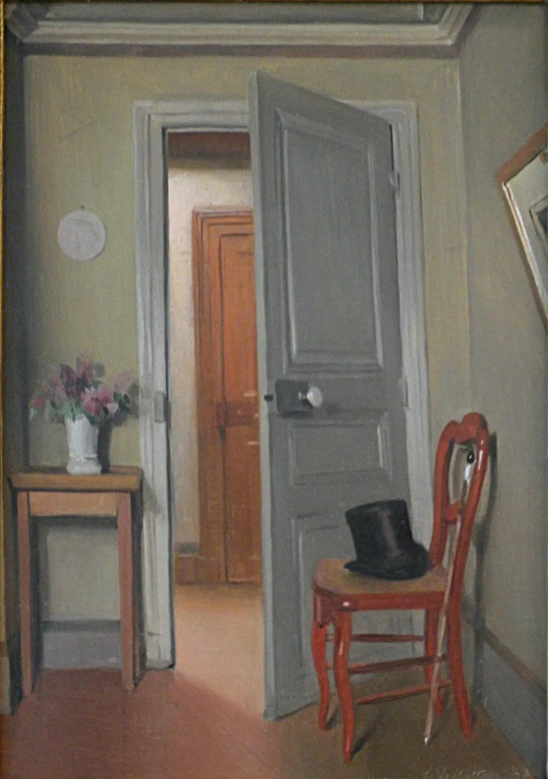 Hattu, sisätilat - Félix Vallotton
