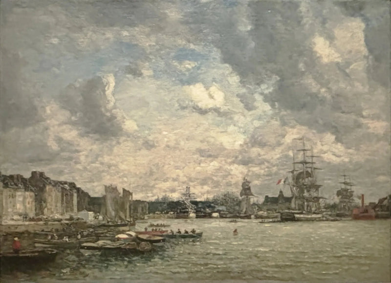 Le Havre. Barre-altaan rannikko - Eugène Boudin