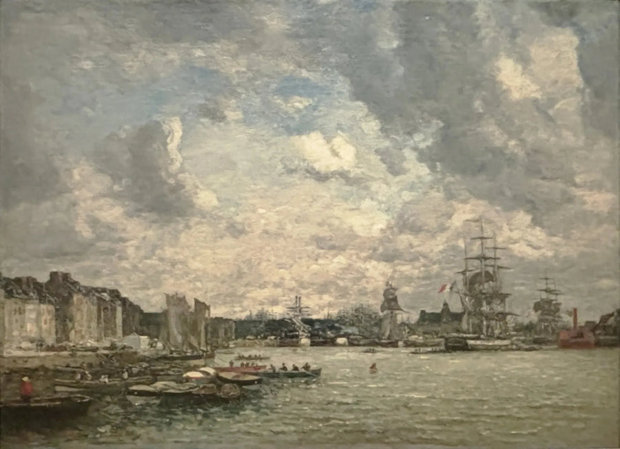 Le Havre. Barre-altaan rannikko - Eugène Boudin