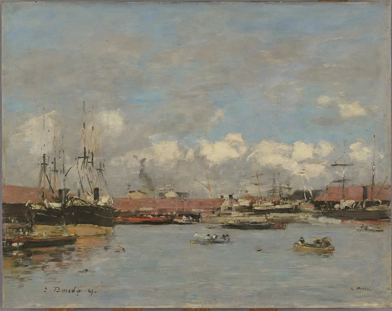 Le Havre, Citadellin satama-alue - Eugène Boudin