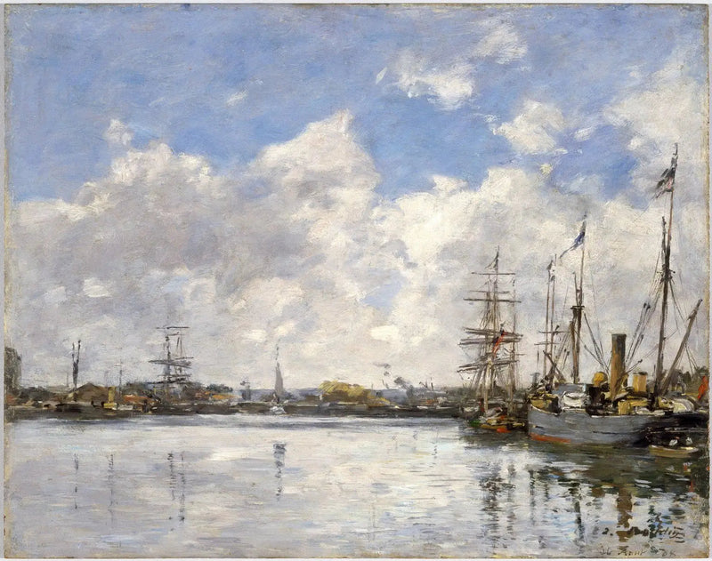 Le Havre, satama - Eugène Boudin