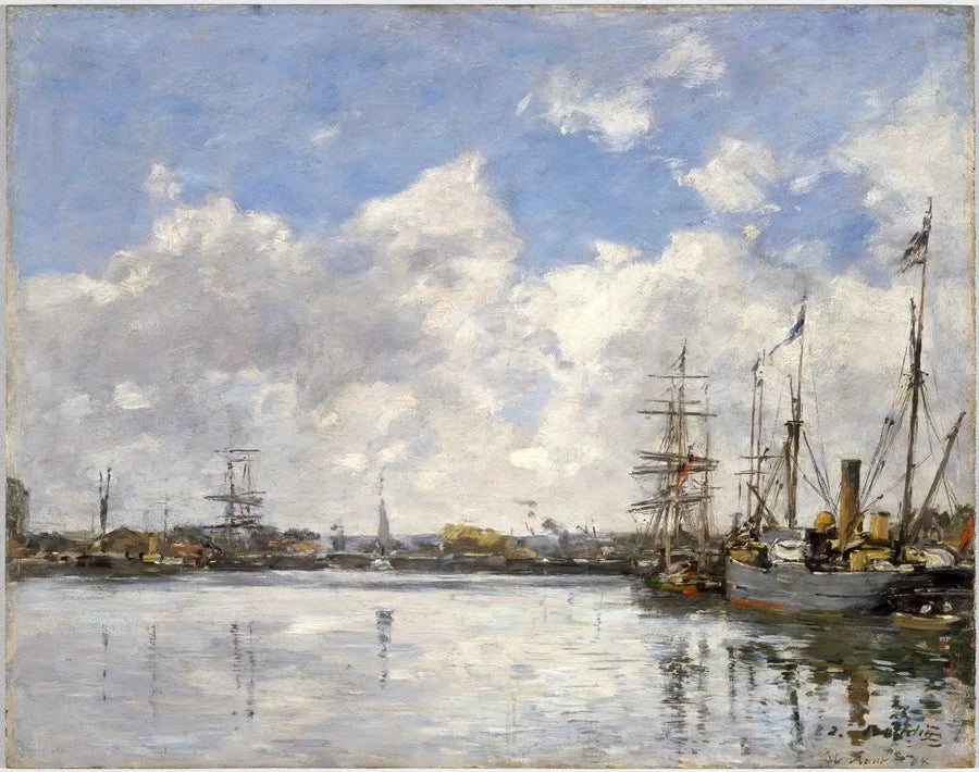 Le Havre, satama - Eugène Boudin