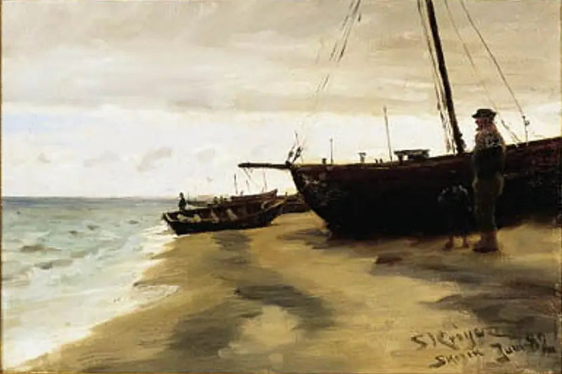 Skagenin eteläinen pyökki. Kesäkuu. - Peder Severin Krøyer