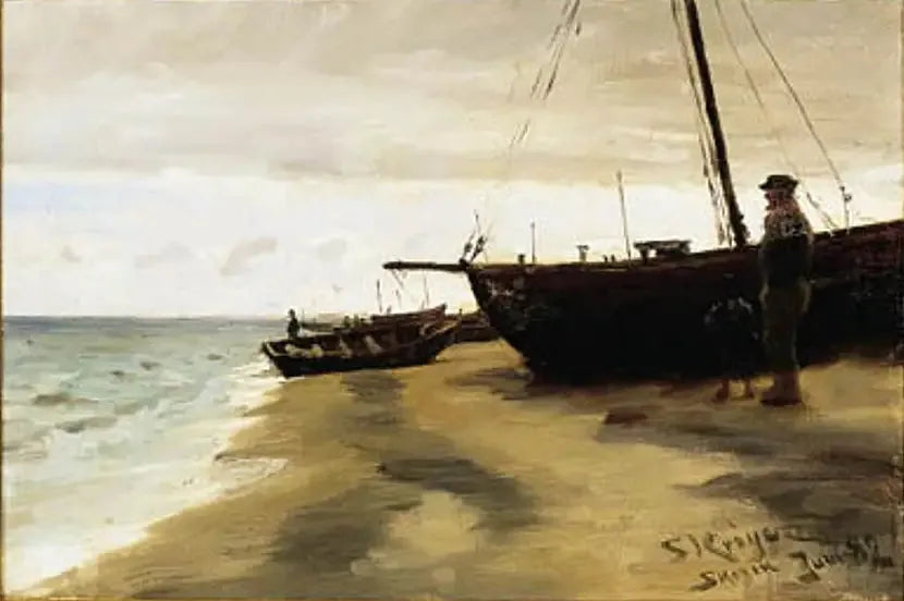 Skagenin eteläinen pyökki. Kesäkuu. - Peder Severin Krøyer