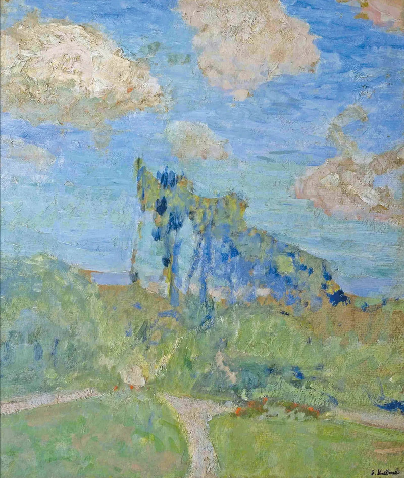 Amfreville'n puutarha - Édouard Vuillard