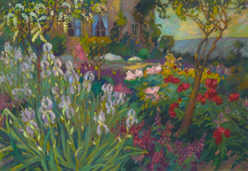 Irisapuutarha - Robert Antoine Pinchon