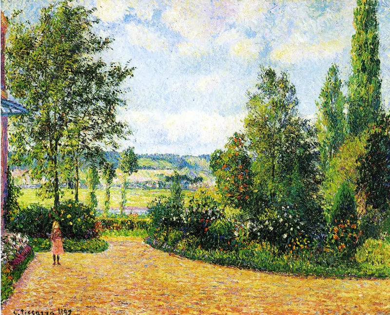 Octave Mirbeau'n Puutarha, Terassi, Les Damps - Camille Pissarro