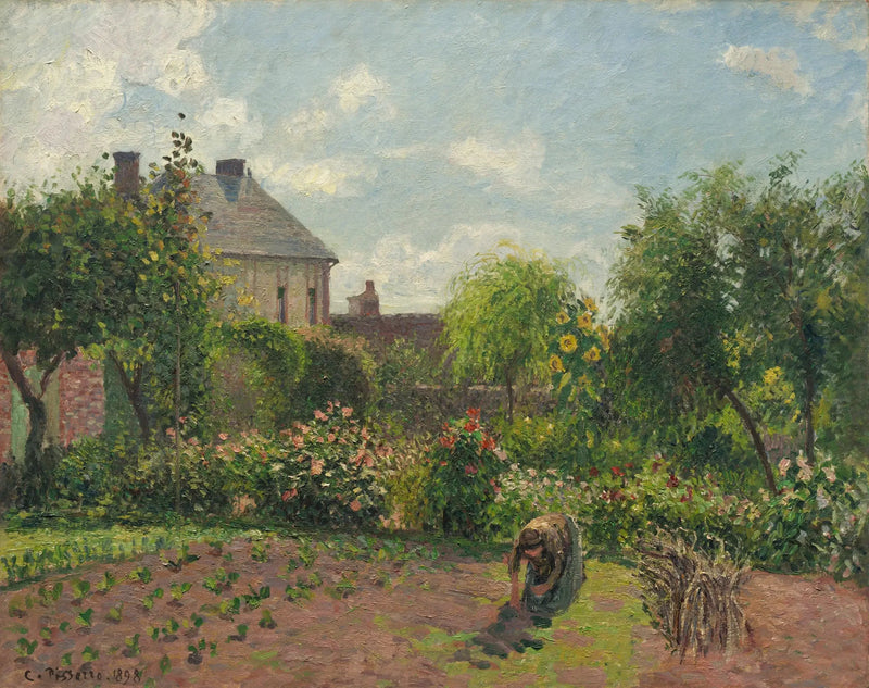 Taiteilijan puutarha Eragnyssä - Camille Pissarro