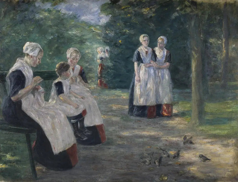 Amsterdamin kaupungin yhteisösiirtolan puutarha - Max Liebermann