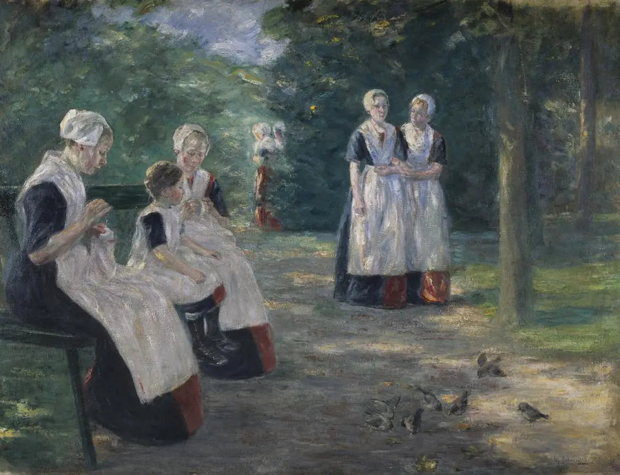 Amsterdamin kaupungin yhteisösiirtolan puutarha - Max Liebermann