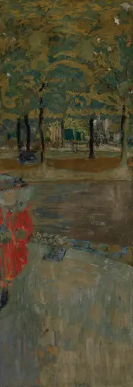 La Muettein puutarha Passyssä, Pariisi (La Muette) - Édouard Vuillard