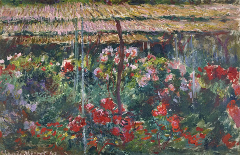 Pionipuutarha - Claude Monet