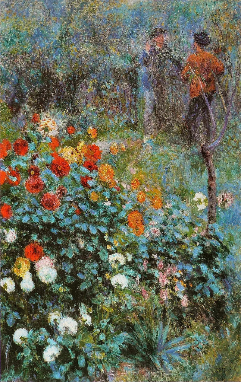 Cortot-kadun puutarha, Montmartre - Pierre-Auguste Renoir