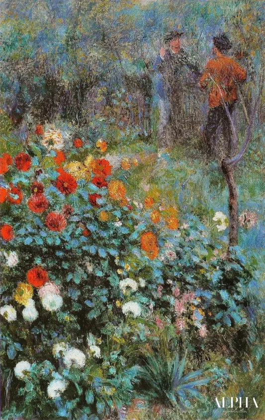 Le jardin de la rue Cortot - Pierre-Auguste Renoir - Reproductions de tableaux et peintures haut de gamme