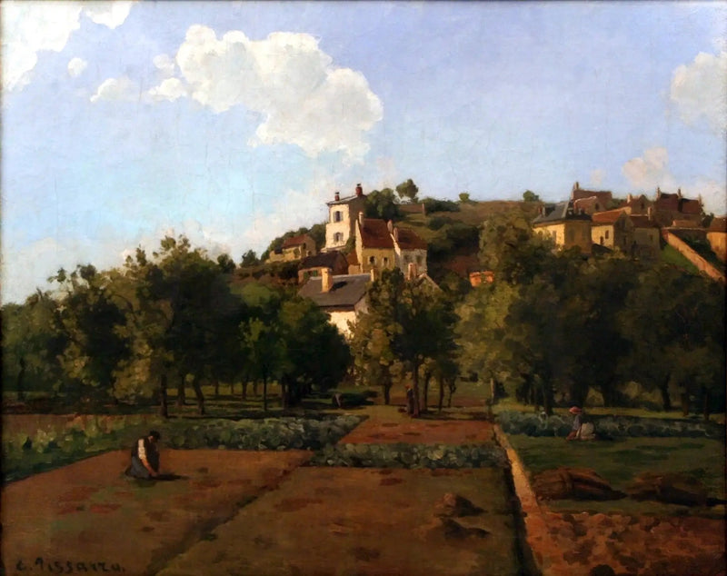 Maubuissonin puutarha, Pontoise - Camille Pissarro