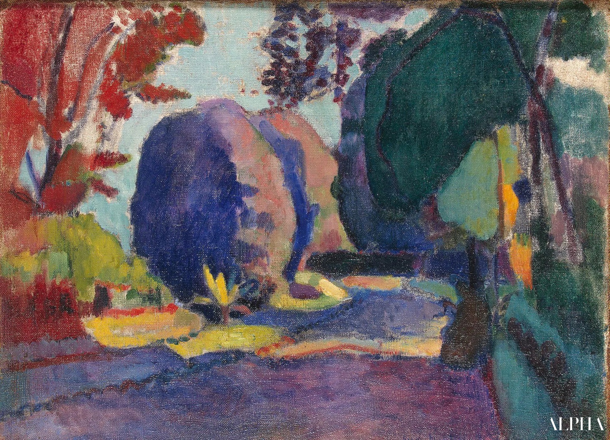 Luxemburgin puutarha - Matisse - Korkealaatuiset taulujen ja maalauksien reproduktiot