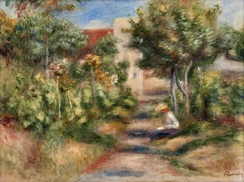 Maalarin puutarha - Pierre-Auguste Renoir