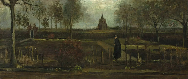 Nuenenin pappilan puutarha keväällä - Vincent van Gogh