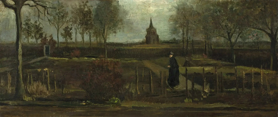 Nuenenin pappilan puutarha keväällä - Vincent van Gogh