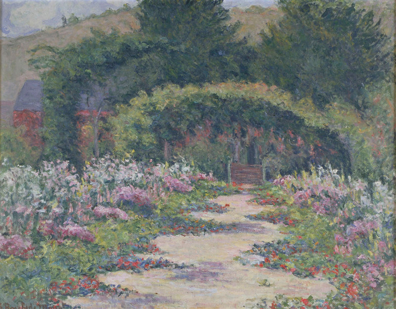 Claude Monet'n Givernyssä sijaitseva puutarha ja talo - Blanche Hoschedé Monet