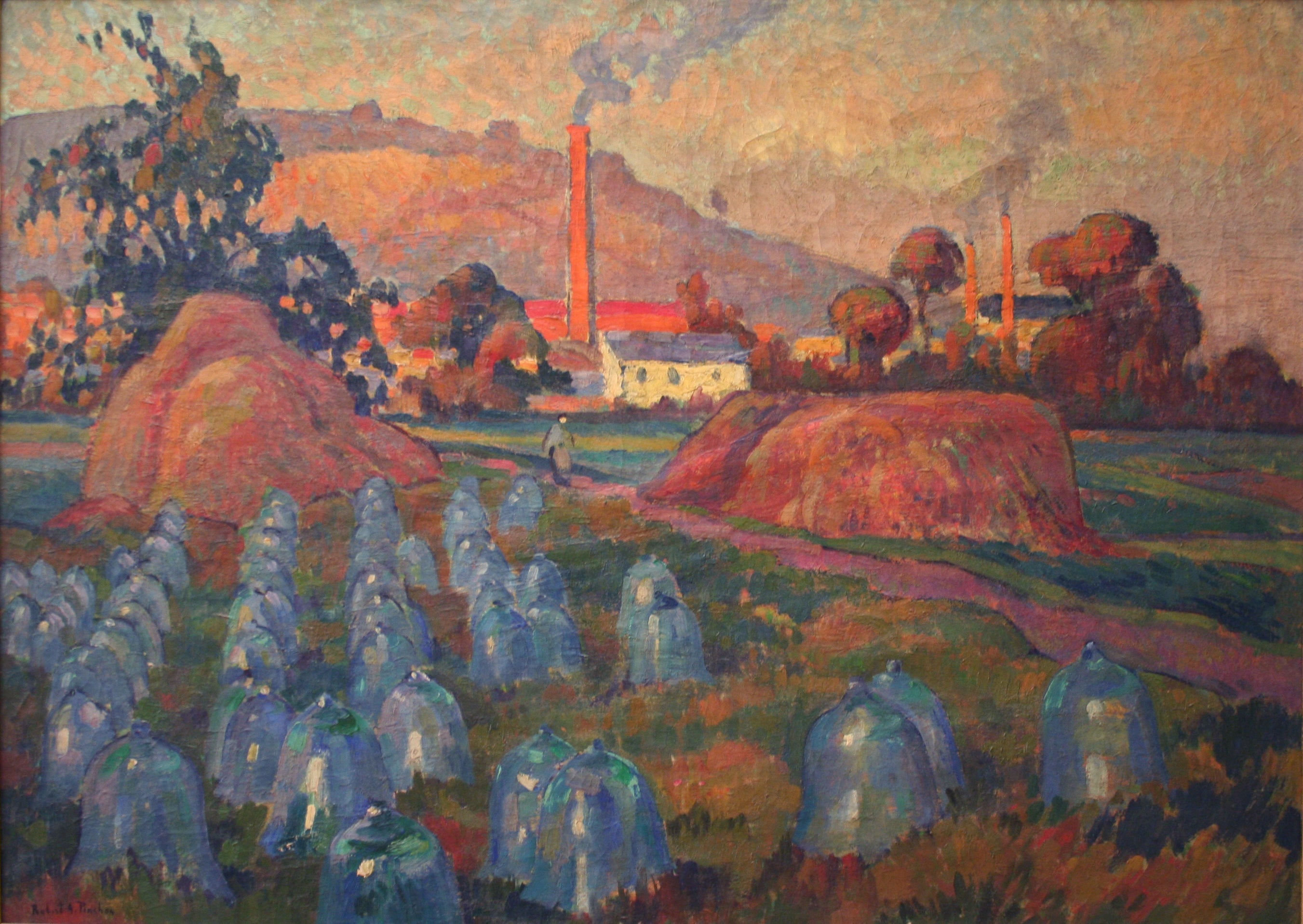 Le Jardin maraîcher - Robert Antoine Pinchon - Alpha Reproduction