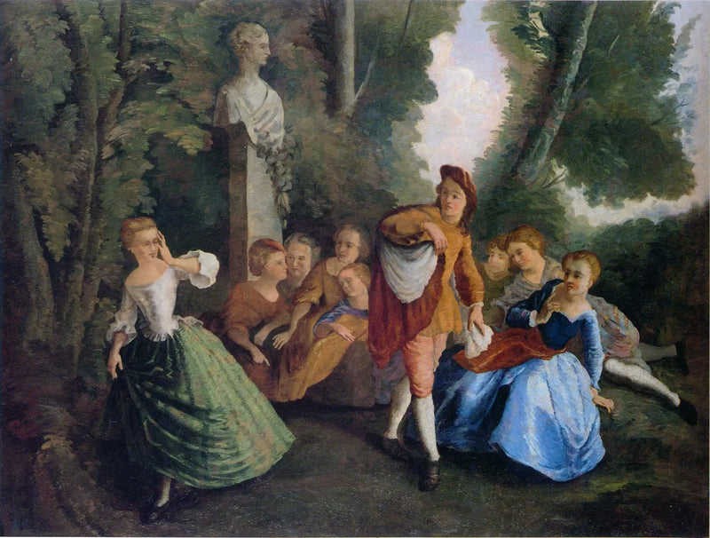 Piiloleikki, Lancretin mukaan - Paul Cézanne