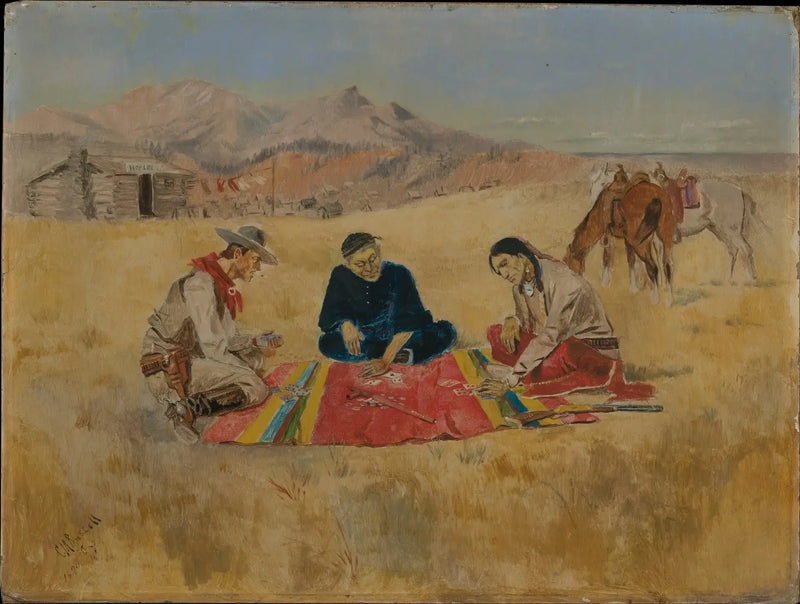 Pokeripeli - Charles Marion Russell