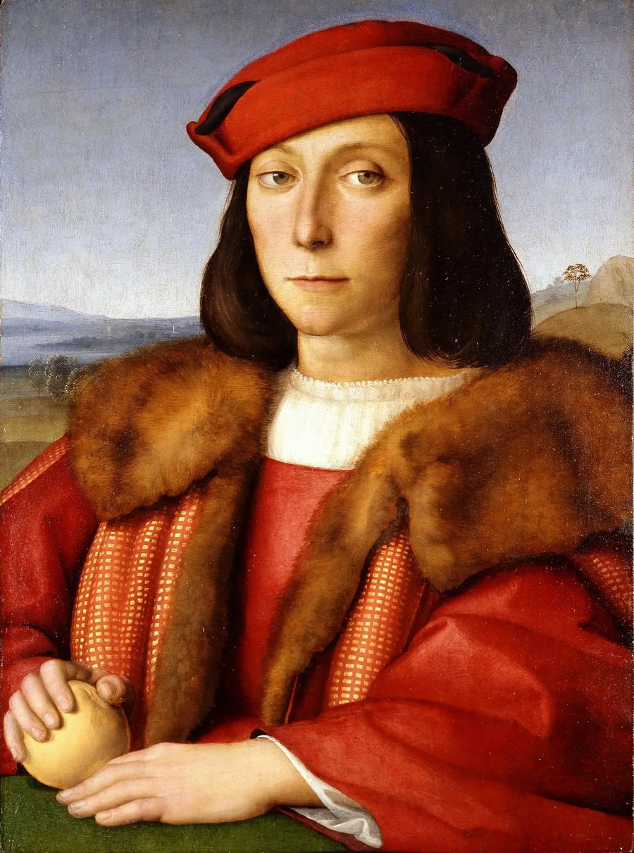 Nuori mies omenalla - Raphael Sanzio