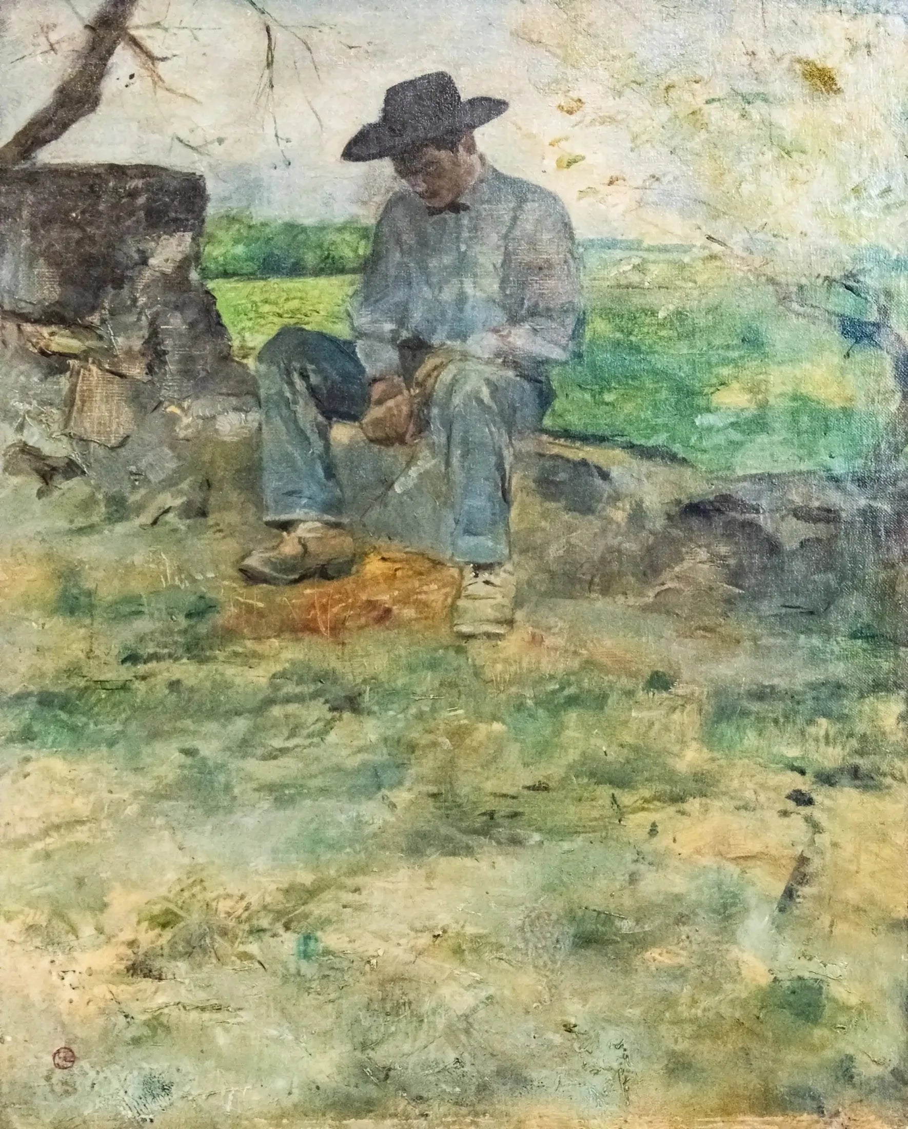 Le Jeune Routy à Céleyran - Henri de Toulouse-Lautrec image 1 copie peinte à la main à l’huile