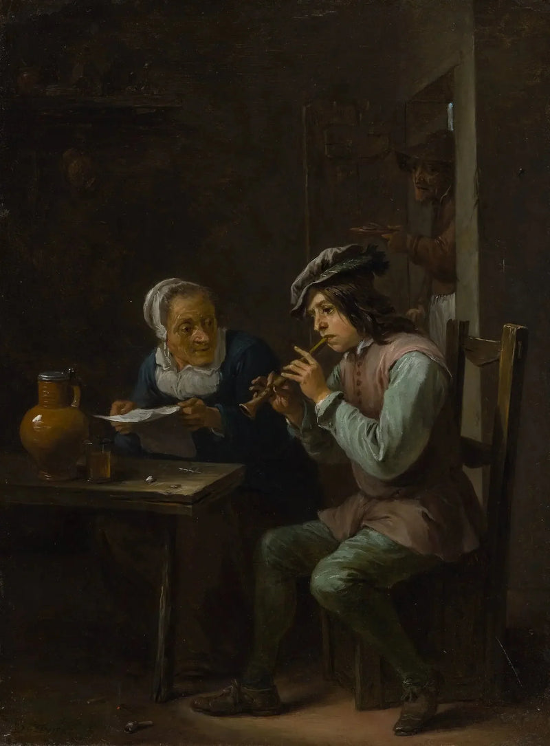 Flageoletin soittaja - David Teniers nuorempi