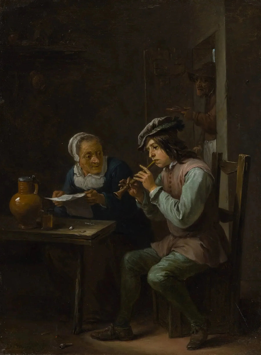 Flageoletin soittaja - David Teniers nuorempi
