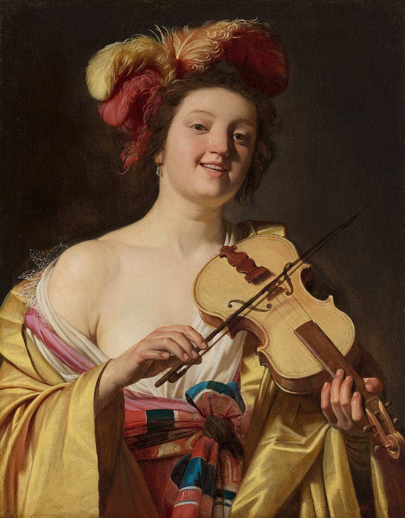 Viulunsoittaja - Gerrit van Honthorst